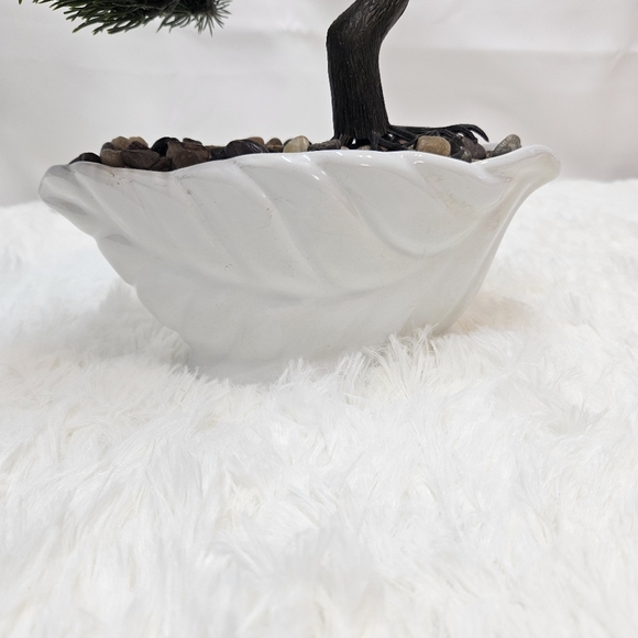 Nearly Natural 10-in Cedar Bonsai Artificial Tree in Decorative Planter - Picture 4 of 9